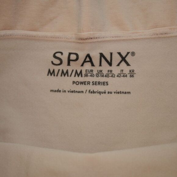 NEW SPANX Power Short Shaper Short Soft Nude Size Medium 6" Inseam - Picture 9 of 11